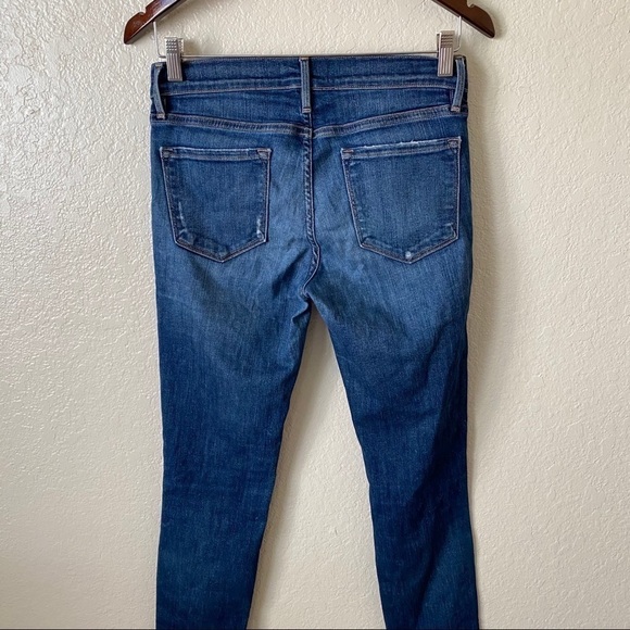 NEW frame le skinny de jeanne ripped jeans size 28 - Picture 10 of 12